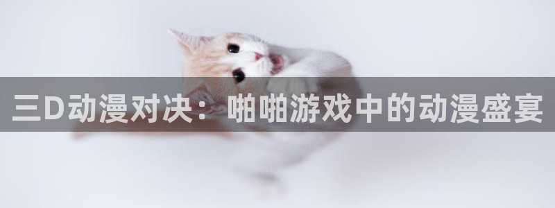 风车动漫吗：三D动漫对决：啪啪游戏中的动漫盛宴