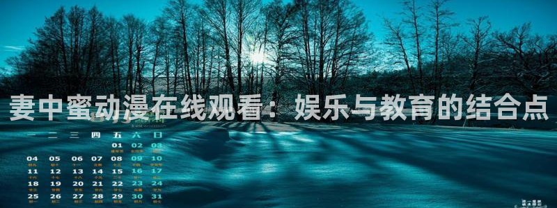 风车动漫库：妻中蜜动漫在线观看：娱乐与教育的结合点