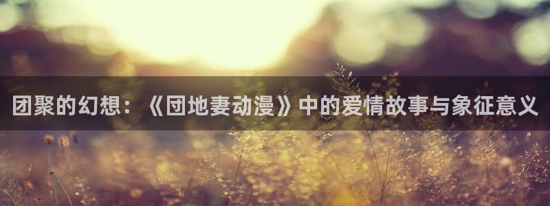 风车动漫(p)_专注动漫的门户官方网站动：团聚的幻想：《団地妻动漫》中的爱情故事与象征意义